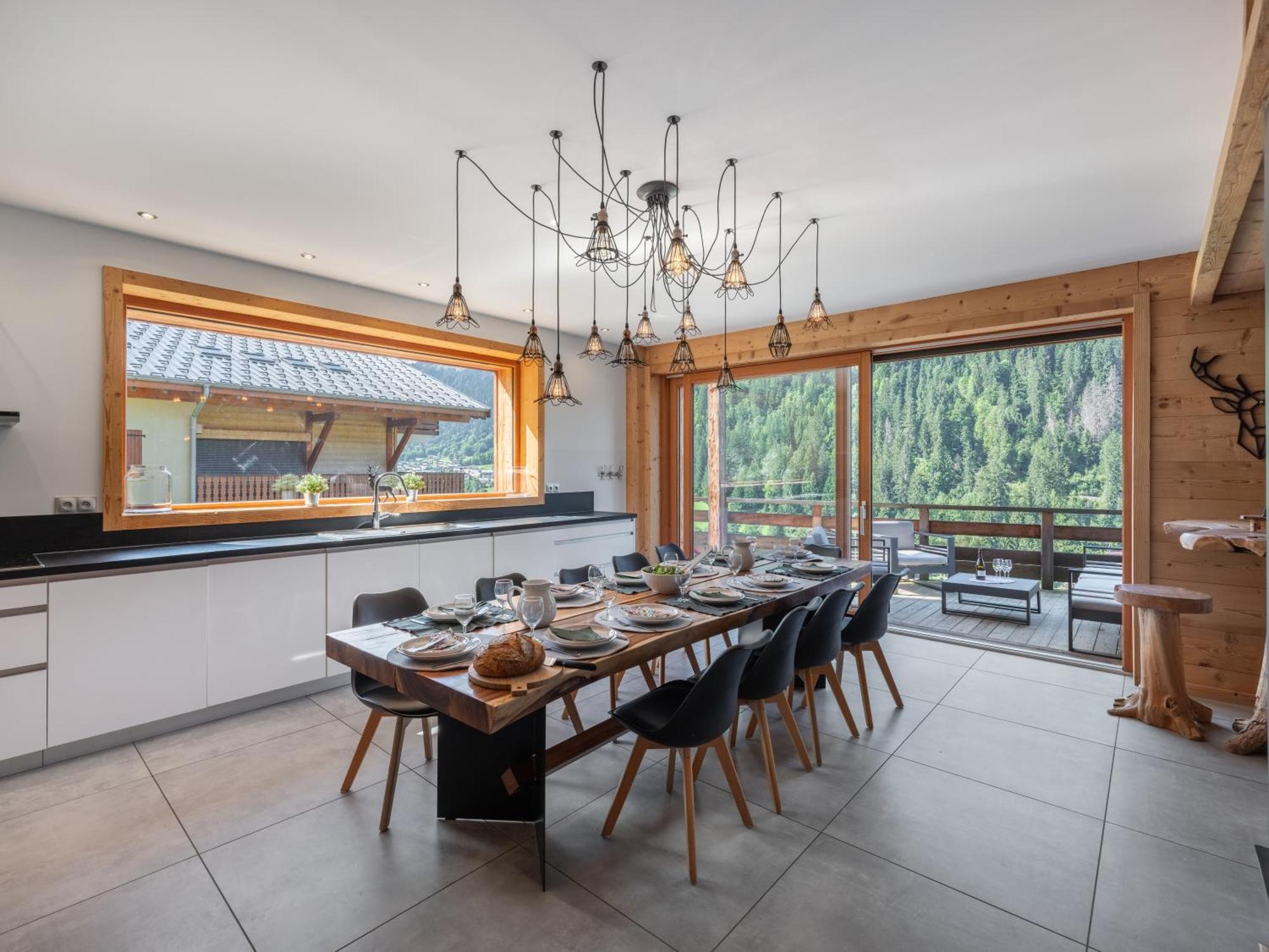 Chalet 1100 - Bo Immobilier Chatel - A Mi-Chemin Du Centre Et Du Linga - Jacuzzi Sauna Et Cheminee 외부 사진