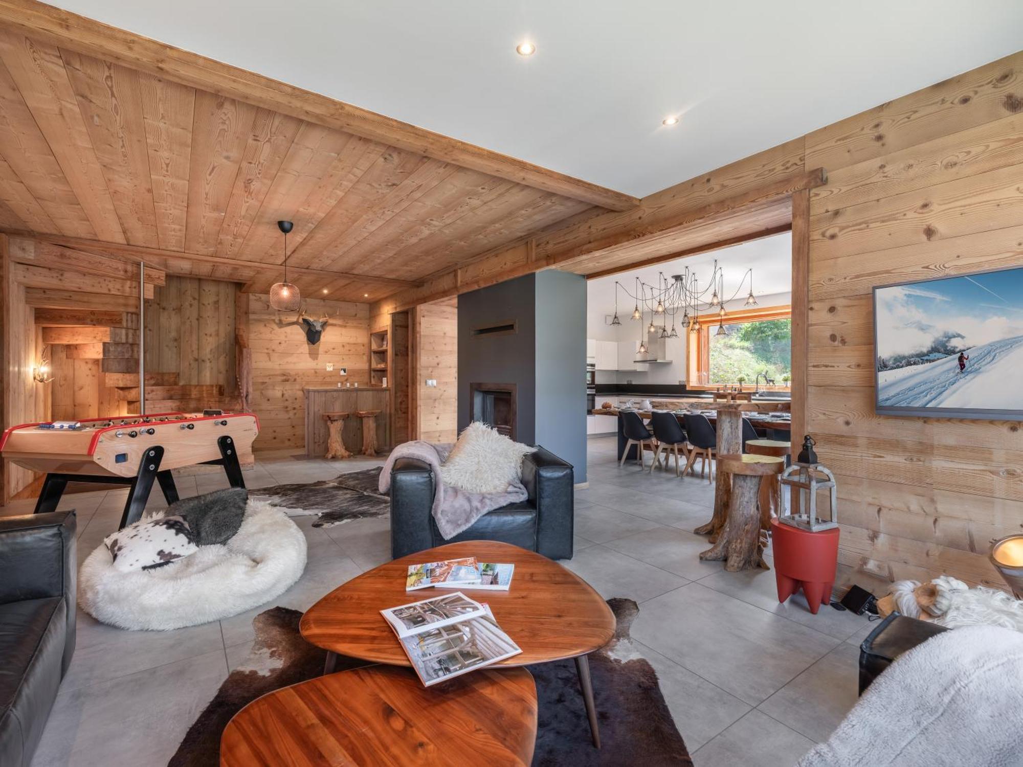 Chalet 1100 - Bo Immobilier Chatel - A Mi-Chemin Du Centre Et Du Linga - Jacuzzi Sauna Et Cheminee 외부 사진